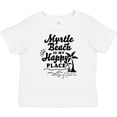 thumbnail image 3 of Inktastic Myrtle Beach is My Happy Place with Palm Trees Boys or Girls Baby T-Shirt, 3 of 5