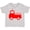 AC-Heather Grey, variant on Inktastic Cute Red Firetruck Boys or Girls Toddler T-Shirt