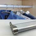 thumbnail image 4 of 10 Pcs Wardrobe Brackets Fixing,Clothes Tube Side Support Rail Nickel Plated for Clothes Rod in Closet (16MM)，Silver, 4 of 5