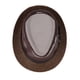 thumbnail image 5 of Sombreros Panamá de malla para hombre y mujer, sombreros Fedora Trilby, sombrero de paja para playa, sombrero de ala corta café, 5 of 8