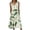 Multicolor4, variant on Juslio Dresses Women Plus-size Casual Sleeveless V Neck Pleated Print Dresses Women Multicolor 4XL