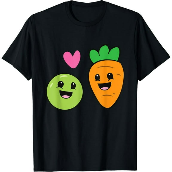 Carrot And Pea Food Pair Love Peas And Carrots T-Shirt