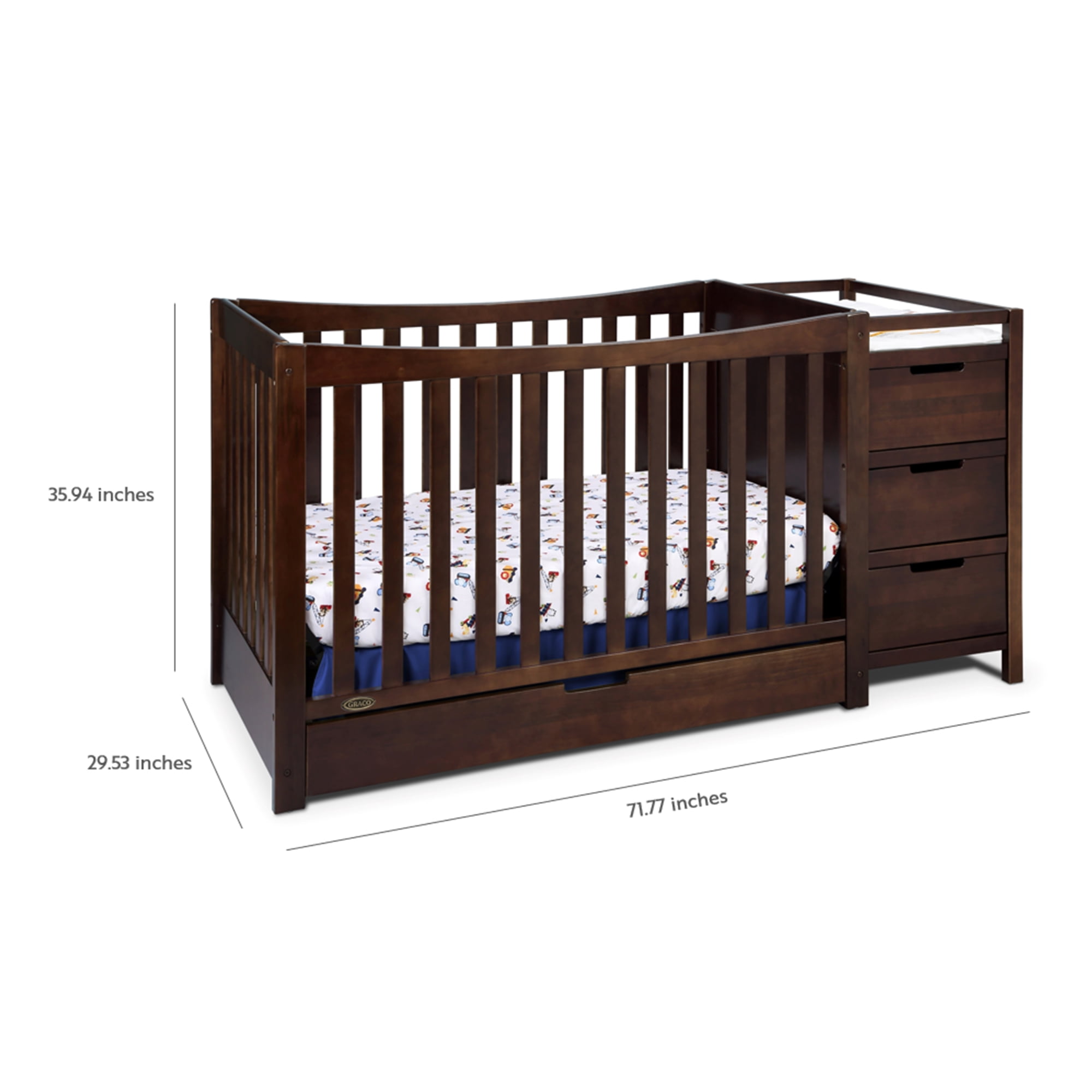 Graco Remi 4-in-1 Convertible Crib and 