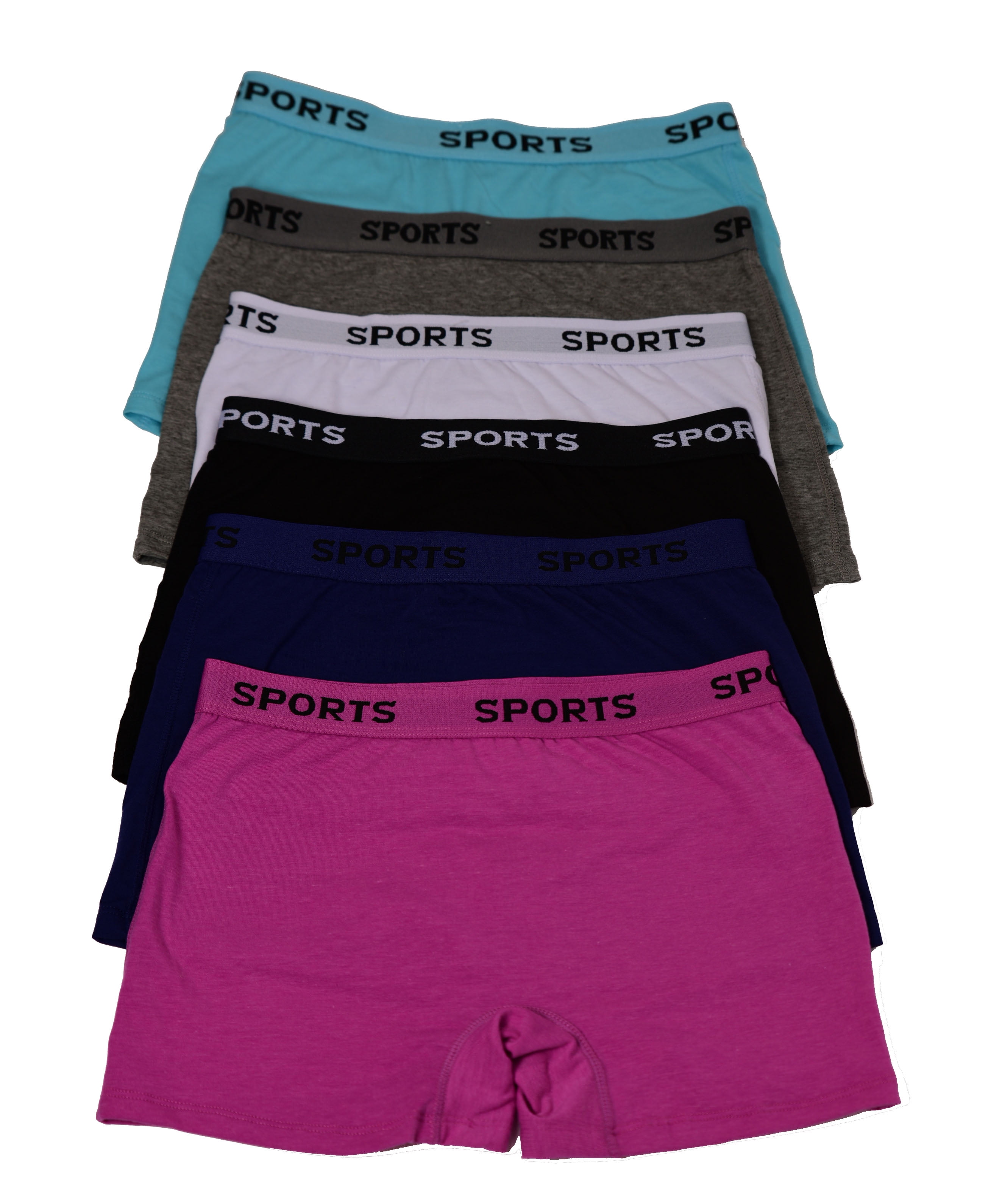 Viola’s Secret Women Panties 12 pcs Cotton Boyshort Underwear (P8899