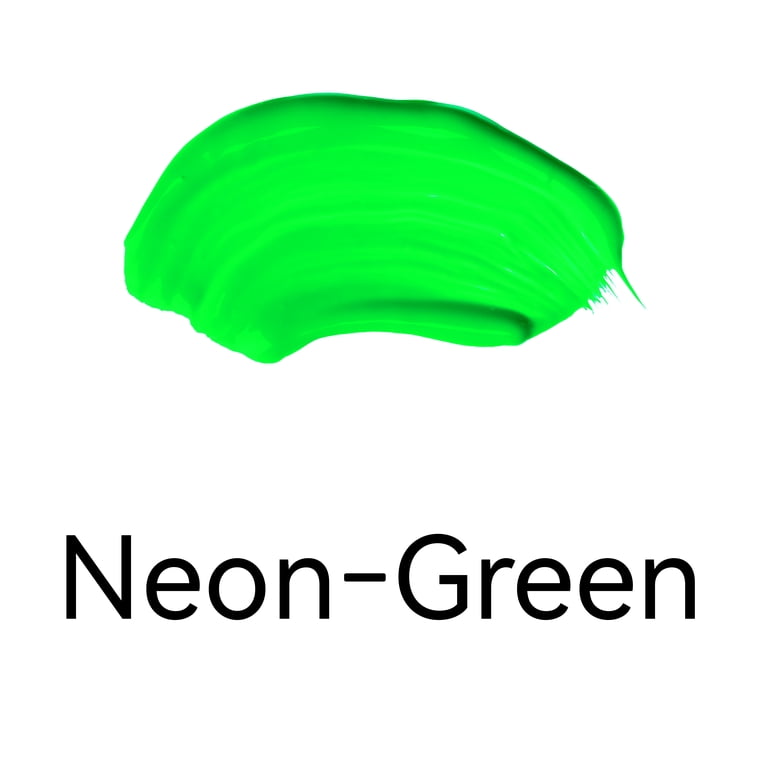 Hello Hobby 8 fl oz Neon Green Tempera Paint, Washable Craft Paint