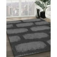 thumbnail image 2 of Ahgly Company Indoor Rectangle Patterned Dark Gray Black Area Rugs, 4' x 6', 2 of 6