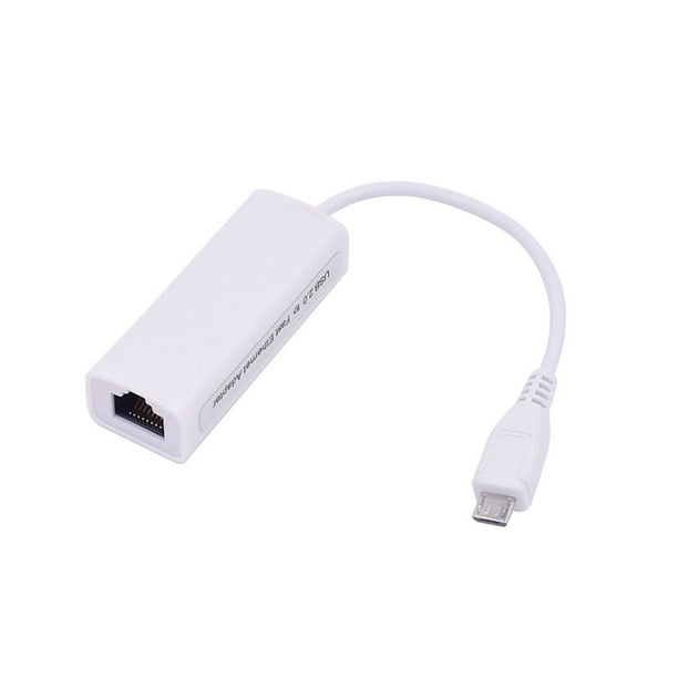 servitrice Flyve drage Fristelse Micro USB To Ethernet Cable Interface Ethernet Adapter OTG Wired Internet -  Walmart.com