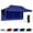 Blue, variant on Red 10x20 Instant Canopy Tent and Side Wall - Commercial Grade Steel Frame with Water-Resistant Canopy Top and Sidewall - Bonus Canopy Bag and Stake Kit Included (5 Color Options)