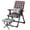 /Brown_With Ottoman, variant on Patio Folding Reclining Chair Zero Gravity Chairs Indoor Outdoor Recliner Portable Lounge Chair Folding Deck Chairs With Soft Cushion For Camping Fishing Beach Poolside