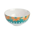 thumbnail image 6 of Spice By Tia Mowry - Savory Saffron 12-Piece Teal Fine Ceramic Dinnerware Set, 6 of 7