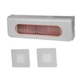 thumbnail image 4 of Caja organizadora de calcetines, corbatas, ropa interior, transparente, para colgar en la pared gris, 4 of 9