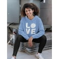 thumbnail image 3 of Volleyball-Themed Hoodie and Leggings Set for Women and Teen Girls - Ideal Volleyball Birthday Fan Gift - Stylish and Comfortable Athletic Wear for Practice and Everyday Use, 3 of 6