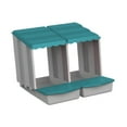 thumbnail image 3 of Caja para gallinas ponedoras, fácil de limpiar, caja nido para gallinas ponedoras de huevos para granjas domésticas avícolas verde, 3 of 8