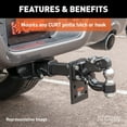 thumbnail image 3 of Curt Manufacturing Cur48342 6 Position Adjustable Pintle Mount 6" Rise/11.5" Drop, 3 of 3