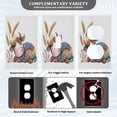 thumbnail image 5 of IAUYY Retardant PC Material Duplex Outlets Switch Plate Covers Easy DIY Installation with Screws Light Switch Cover Plate Watercolor Cow Illustration Style, 5 of 9