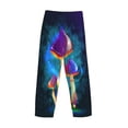 thumbnail image 5 of Balery Men'S Magic Mushrooms ,Fireflies Pants,Sleepwear Pants,Pajama Pants,Pj Bottoms Drawstring And Pockets-Large, 5 of 9