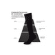 thumbnail image 2 of 10 pares Medias Calceta Compresión Alivia Varices Y Circulación negro BELUG, 2 of 3