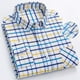 thumbnail image 4 of Blusa y camisa de manga larga con cuello vuelto para hombre, estampada, informal, formal, con solapa, de poliéster, 4 of 4