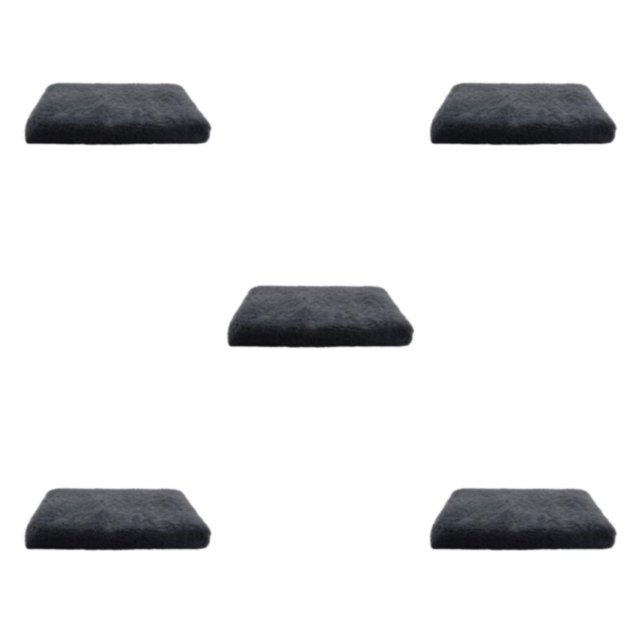 mmirethe Dog Bed Suitable For All Breeds Value For Money Easy To Clean Durable Polyester Pet Cushion Pet Mat dark grey M 50*40*5cm 5Set