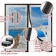 thumbnail image 4 of Universal Window Mosquito Net, 120*120cm Self-Adhesive No Drilling Required, Adjustable Mosquito Net-Black, 4 of 4