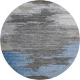 thumbnail image 2 of Addison Rugs Mayfield Premium Machine Washable Transitional Abstract Denim Round Rug, 8' x 8', 2 of 6