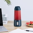 thumbnail image 4 of Vaso licuador, batería de 1200 mAh, fácil de usar, vaso exprimidor eléctrico de 300 ml, carga USB, portátil para viajes, hogar, oficina (verde oscuro), 4 of 5