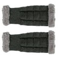 thumbnail image 2 of 1 Pair Women Winter Warm Knit Fingerless Gloves Hand Thumbhole Arm Warmers Mittens, 2 of 7