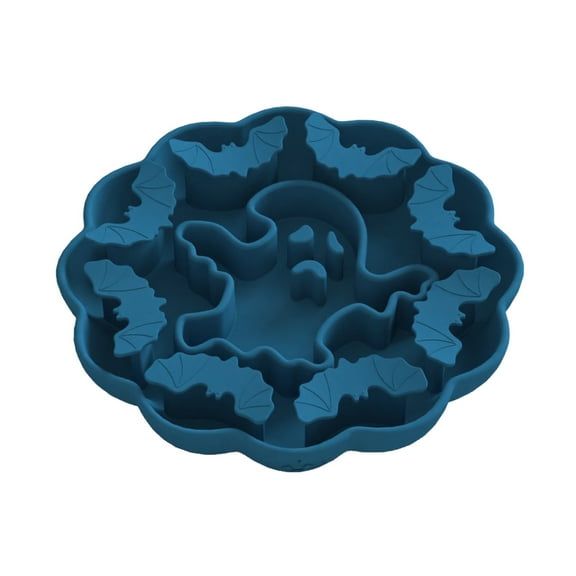 TanSiDing 1pcs Slow Feeder Dog Bowl Non-Slip Pet Food Dish for Fast Eaters, Anti-Choke Mealtime Puzzle Feeder with Suction Base for Dogs and Cats