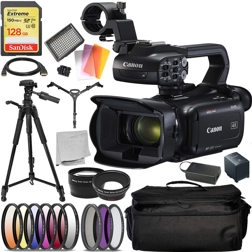 Canon XA45 Professional UHD 4K Camcorder with Advanced Accessory Bundle