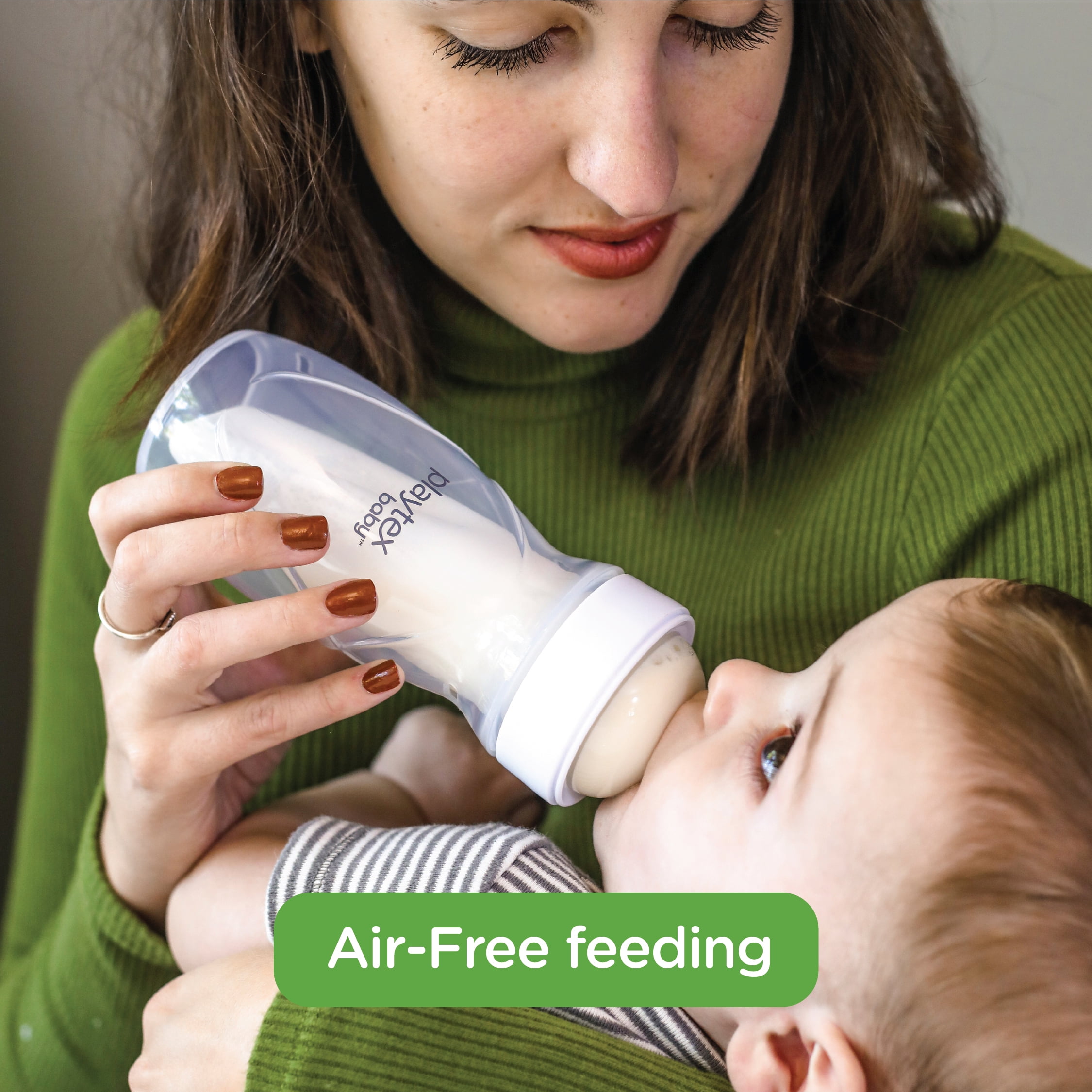 Playtex Baby Nurser Reusable Silicone PODS, Breastmilk Storage & Air-Free Feeding, 4 fl oz, 6 Count
