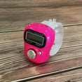 thumbnail image 2 of （13x5x1cm）(pink)1 piece Mini LED Household Counter, Ring Counter, Button Counter, 2 of 3