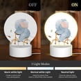thumbnail image 3 of Salouo Animals in Transport for Round Acrylic Night Light - Acrylic Sheets with LED Light Lamp Base - Decorative Night Lamp for Restaurant Bar Cafe Shop Room Decoration, 3 of 9