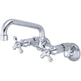 thumbnail image 1 of Premium 2PM540 Two Handle Wall Mount Faucet - Polished Chrome, 1 of 1