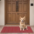 thumbnail image 4 of Red Christmas Plaid Pattern Door Rugs,Washable Non Slip Door Mats Indoor,Decorative Door Mats,Entry Mat Indoor for Entrance,Bedroom,Kitchen,Bathroom,16"x47", 4 of 6