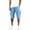 Sky Blue_008, variant on Domuza Mens Cargo Cotton Cargo Shorts Drawstring Stretch Elastic Waist Casual Work Short with Pockets Black 2XL