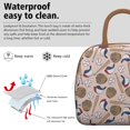 thumbnail image 3 of Womens Pink Baseball Gear Pattern Lunch Box for Work,Insulated Lunch Bag for Women,Loncheras Para Mujer,Leakproof Adult Lunch Bag for Work,Beach,Travel,Picnic,Camping, 3 of 7