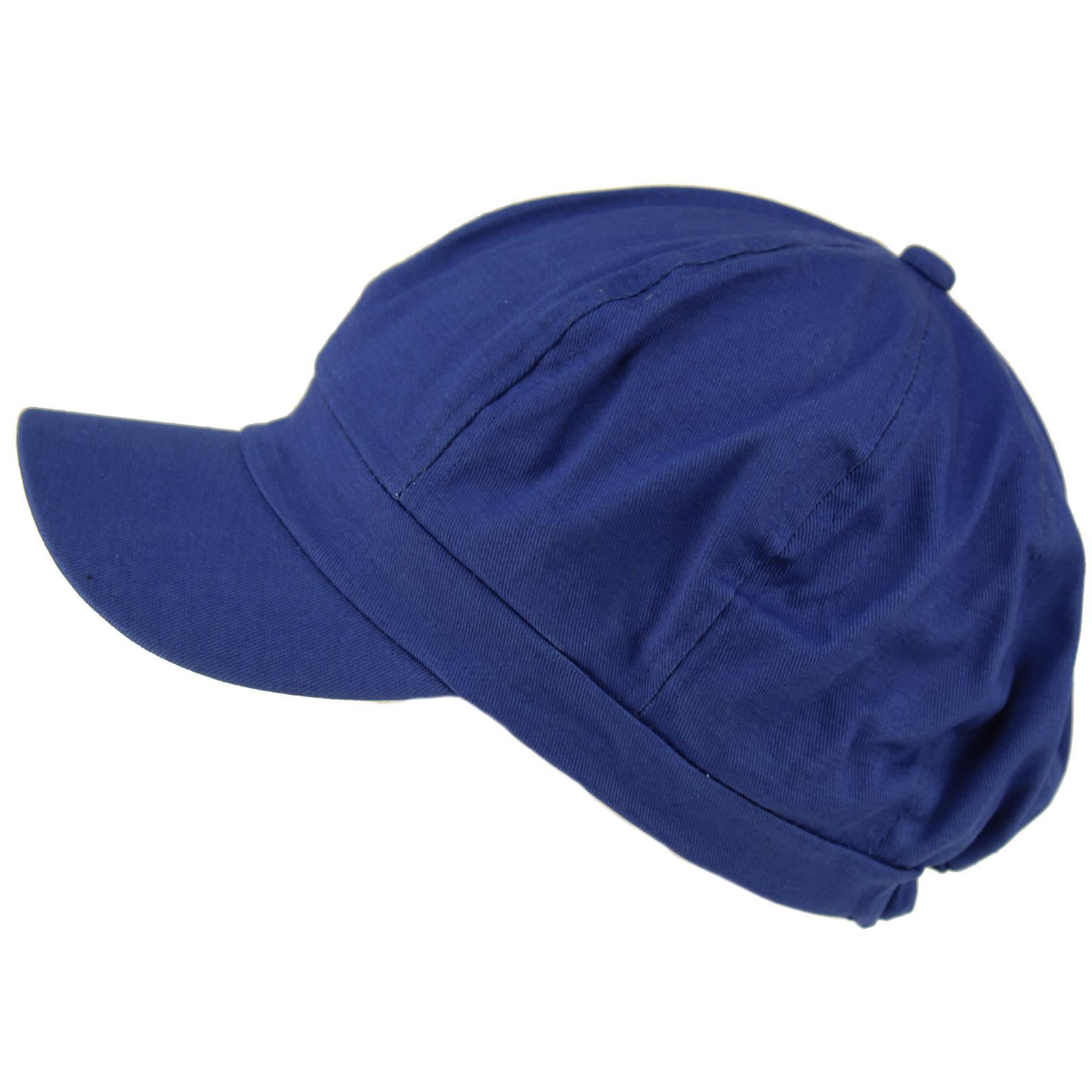 Summer 100% Cotton Plain Blank 6 Panel Newsboy Gatsby Apple Cabbie Cap Hat 