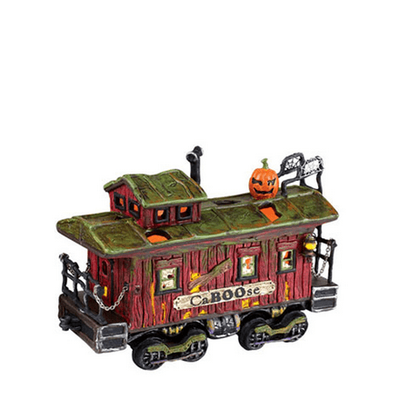 Rail Caboose - Department 56 Halloween Village Haunted Rails CaBOOse