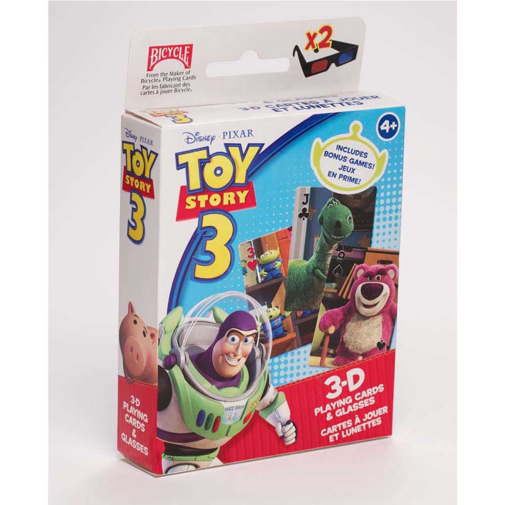 Bicycle Disney Toy Story 3 3D Oversized Kids Playing Cards