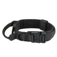 thumbnail image 2 of Spencer Dog Collar Soft Padded Breathable Nylon Dog Collars Adjustable Training Pet Collars with Control Handle & Metal Buckle for Medium Large Dogs (M, Black), 2 of 8