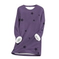 thumbnail image 4 of Bovemsi Womens Sweatshirts Women's Casual Cute Printed Long Sleeve Top Fall Fashion Outfits 2025 Clothes, 4 of 5