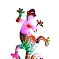thumbnail image 2 of Esculturas Gecko Metal esculturas de hierro forjado Gecko jardín al aire libre pared colgando gecko decoración Sywqhk Libre de BPA, 2 of 8