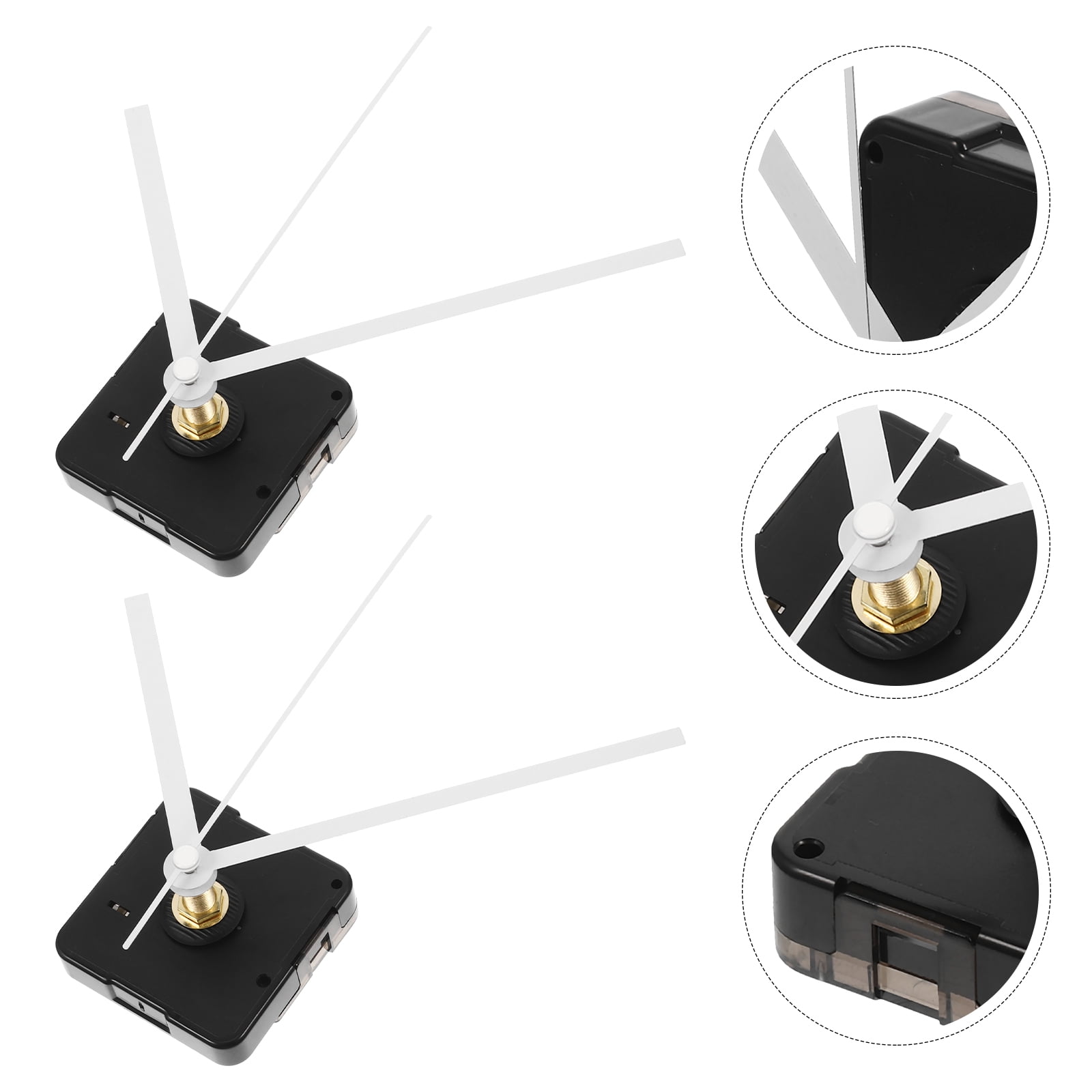 WORGEOUS 10 pcs  Wall Clock DIY Mechanism Movement Repair Part Replacement Clock Movement