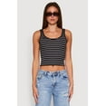 thumbnail image 2 of Womens Basic Striped Tank Top, 2 of 5