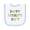 White and Light Blue, variant on Inktastic Happy Father's Day Baby Terry Cloth Bib