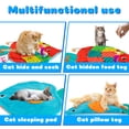 thumbnail image 2 of Alfombrilla para gatos AWOOF, bonita y suave, lavable a máquina, 2 of 8