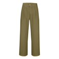 thumbnail image 6 of Men's Casual Linen Pants Loose Straight Leg Yoga Beach Summer Long Pants, 6 of 9