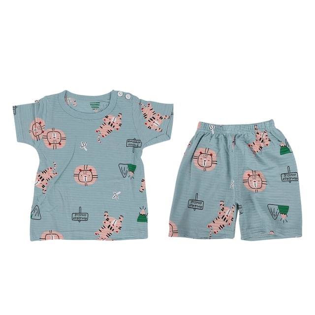 Conjunto de pantalones cortos de verano para bebé, 2 piezas, pantalones cortos para bebé, ropa de dos piezas, conjuntos de verano para bebé, valor excepcional