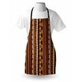 thumbnail image 3 of Tribal Apron Ethnic African Pattern Stripes with Vintage Abstract Details and Cultural Ornaments, Unisex Kitchen Bib Apron with Adjustable Neck for Cooking Baking Gardening, Multicolor, by Ambesonne, 3 of 3