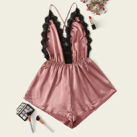 uublik Lingerie Set for Women Sexy Naughty Babydoll Sexy Naughty Lace Bodysuit Plus Size